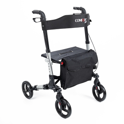 Comfort Plus DM-9102  Gri Lüx Alüminyum Rolatör